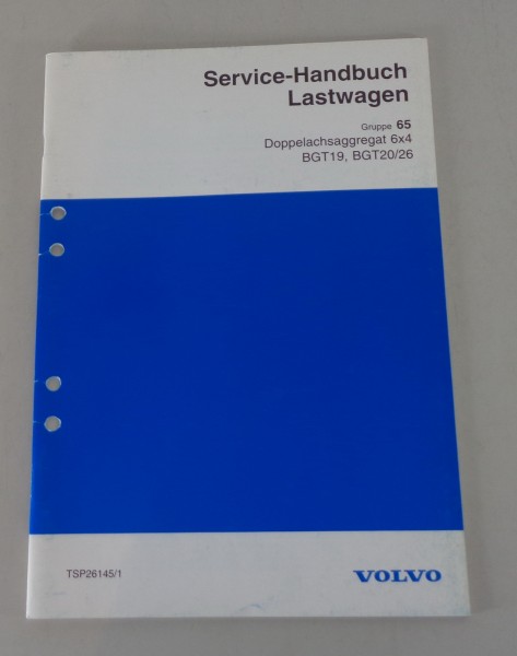 Werkstatthandbuch Volvo LKW Doppelachsaggregat 6x4 BGT19, BGT20/26 von 1993