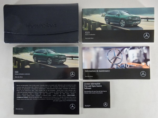 Dossier de bord + Notice d´utilisation Mercedes Benz GLS Typ X 167 Stand 2020