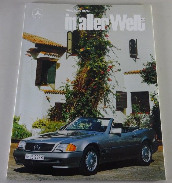 Magazin „Mercedes-Benz in aller Welt“ Vorstellung R129 Ausgabe 02/1989