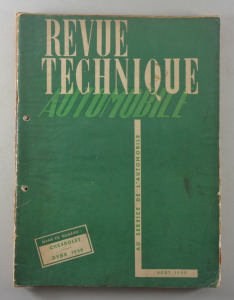 Reparaturanleitung Revue Technique Chevrolet / Dyna 1950 from 08/1951
