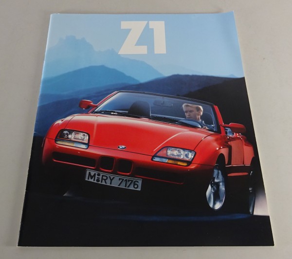 Prospekt / Broschüre BMW Z1 Roadster Stand 02/1990