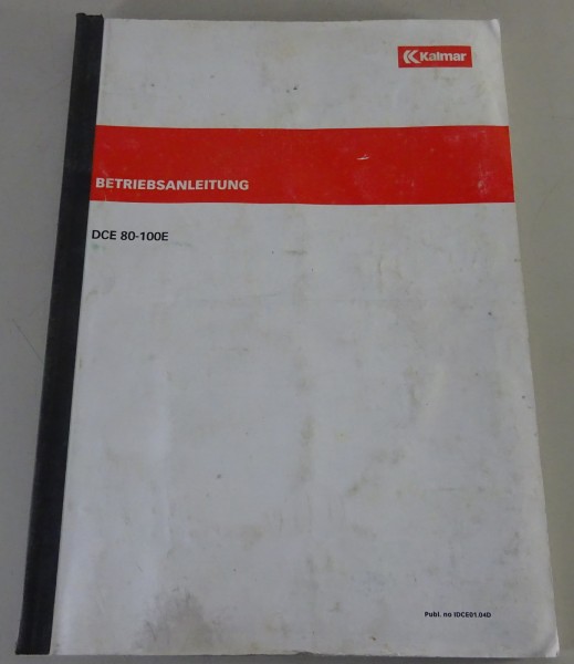 Betriebsanleitung / Handbuch Kalmar LMV Container-Stapler DCE 80-100E