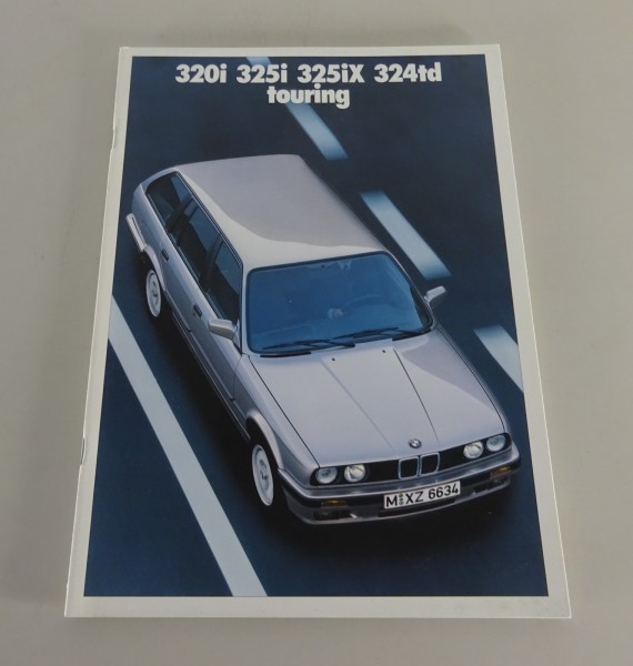 Prospekt BMW 3er E30 320i / 325i / 325ix / 324td Touring Stand 01/1988