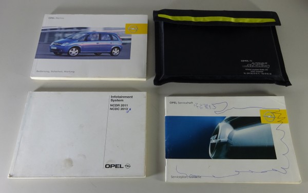 Bordmappe + Betriebsanleitung / Handbuch Opel Meriva B Stand 09/2003