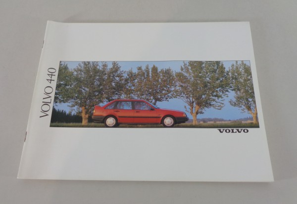 Prospekt / Broschüre Volvo 440 GL / GLT / Turbo Ausgabe 1990