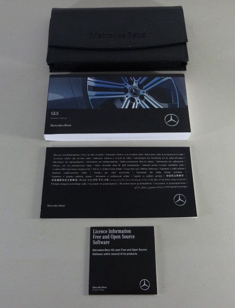 Wallet + Owner´s Manual / Handbook Mercedes Benz GLS Typ X167 from 2024
