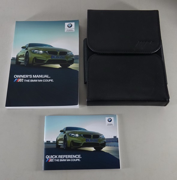 Owner's Manual + Wallet BMW M4 Coupe F82 from 10/2018