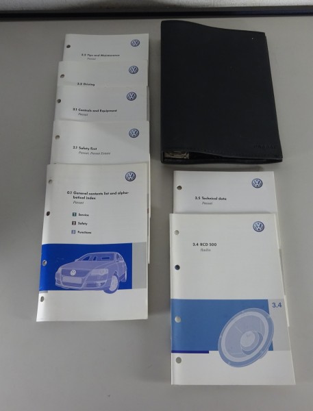 Owner's Manual / Handbook + Wallet VW Passat B6 Type 3C from 05/2006