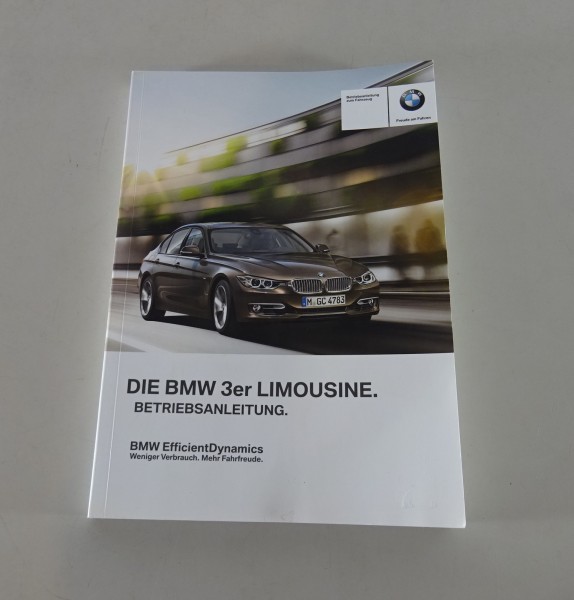 Betriebsanleitung BMW 3er Limousine F30 Stand 02/2012