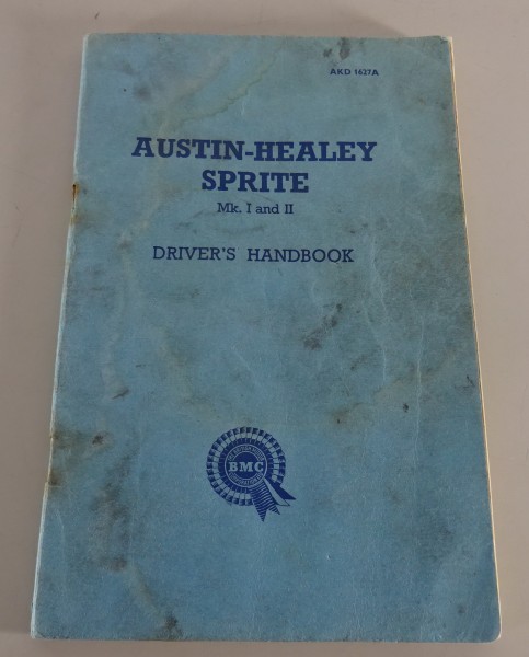 Owner's manual / Handbook Austin Healey Sprite Mk. I Frogeye + Mk. II