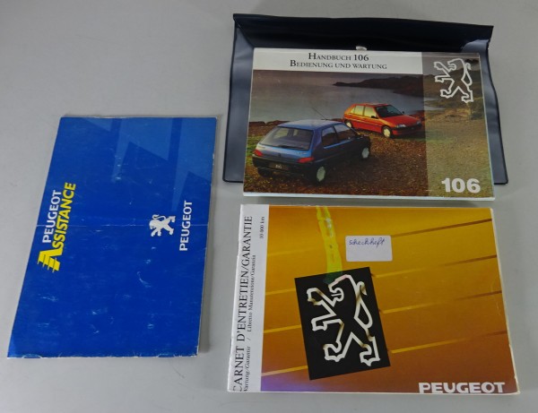 Bordmappe mit Betriebsanleitung / Handbuch Peugeot 106 Stand 01/1995