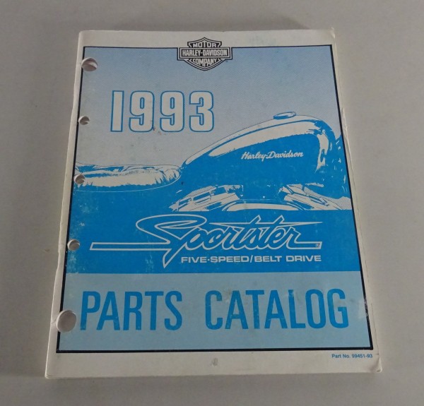 Parts catalog / Spare parts list Harley Davidson Sportster Models 1993