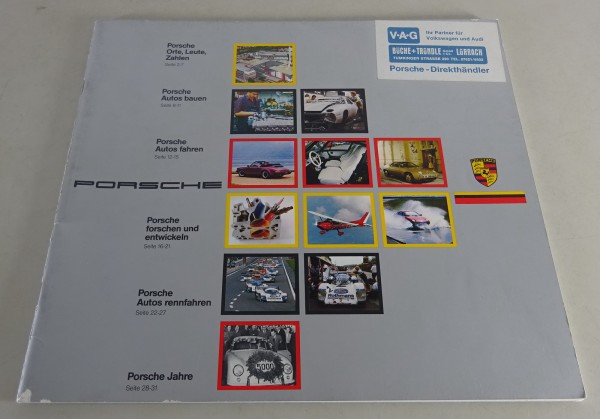 Prospekt / Broschüre Porsche Imageprospekt von 04/1984
