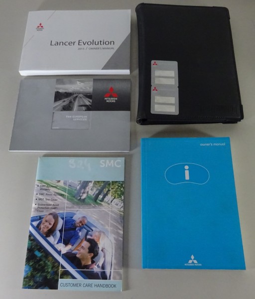 Wallet + Owner´s Manual / Handbook Mitsubishi Lancer Evolution from 2015