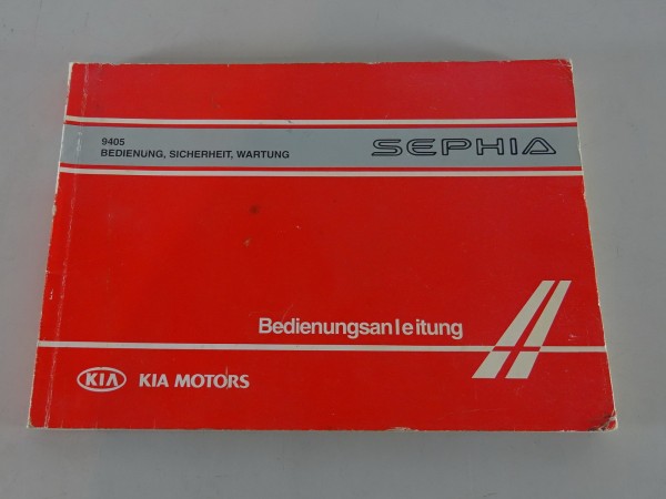 Bedienungsanleitung Kia Sephia Stand 1994