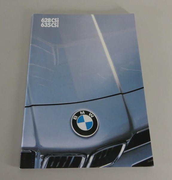 Brochure BMW 6 Série E24 628CSi / 635CSi Édition 01/1983