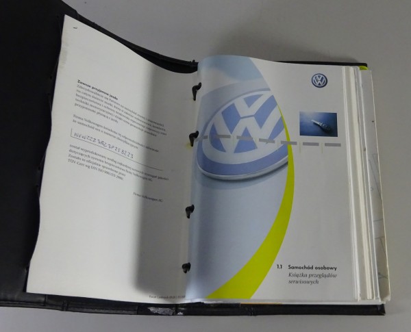 Folder pokładowy + instrukcja obsługi / instrukcja obsługi VW Passat B5 2001