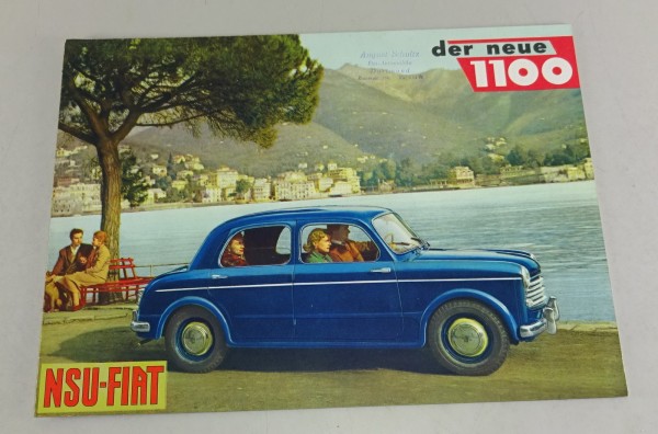 Prospekt / Brochure NSU / Fiat der neue 1100