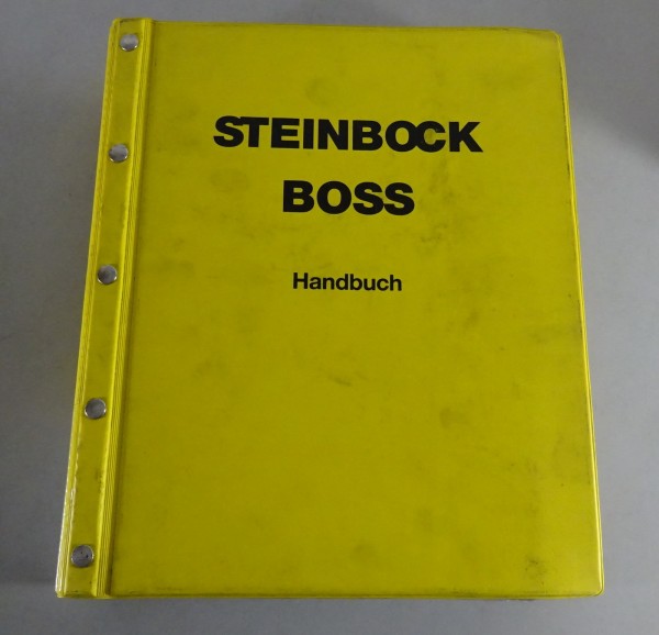 Betriebsanleitung/Werkstatthandbuch Steinbock Boss Gabelstapler Serie KE-D