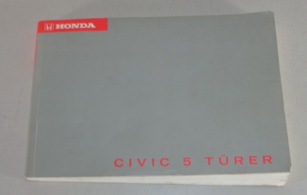 Betriebsanleitung / Handbuch Honda Civic 6. Generation von 1996