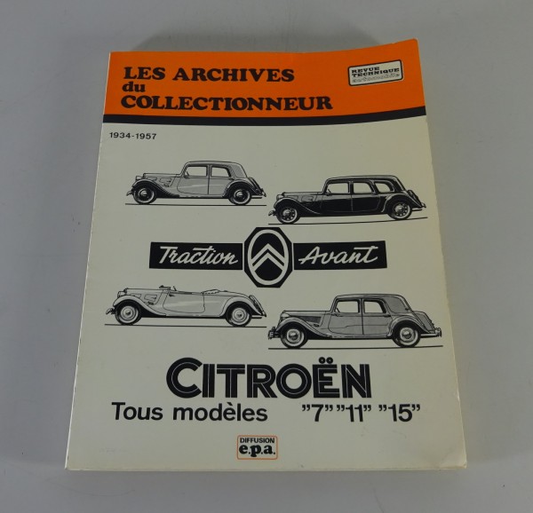 Reparaturanleitung Revue Technique Citroen 7 / 11 / 15 CV Traction Avant 1934-57