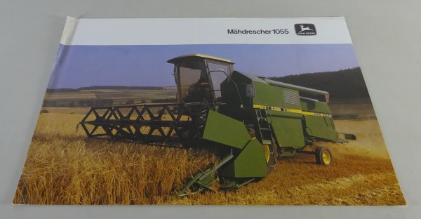 Prospekt / Broschüre John Deere - Mähdrescher 1055 Stand 09/1983