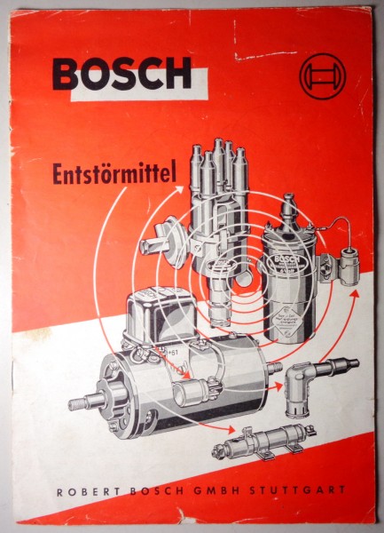 Prospekt / Broschüre Bosch Entstörmittel Stand 08/1959