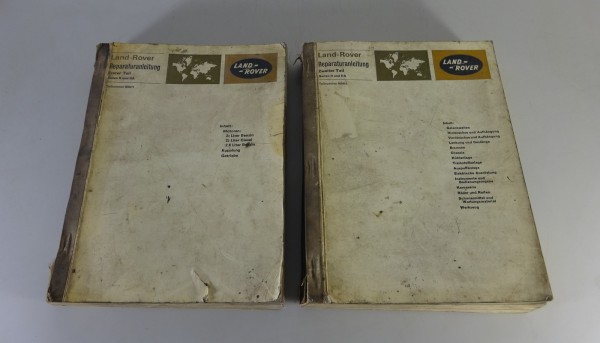 Werkstatthandbuch Land Rover Serie II / IIA Band 1 + 2 Stand 1970 | Deutsch