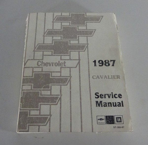 Workshop Manual / Service Manual Chevrolet Cavalier from 1987