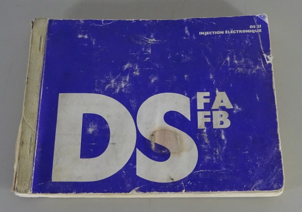 Betriebsanleitung / Handbuch Citroen DS 20 / 21 FA + FB von 09/1970