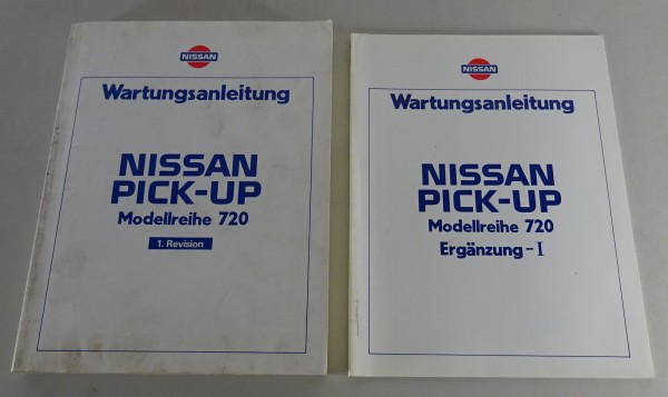 Werkstatthandbuch + Ergänzung Datsun Nissan 720 Pick Up / Hardbody Truck 1983