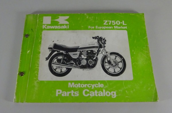 Parts Catalog / Spare Parts List Kawasaki Z 750-L from 11/1980