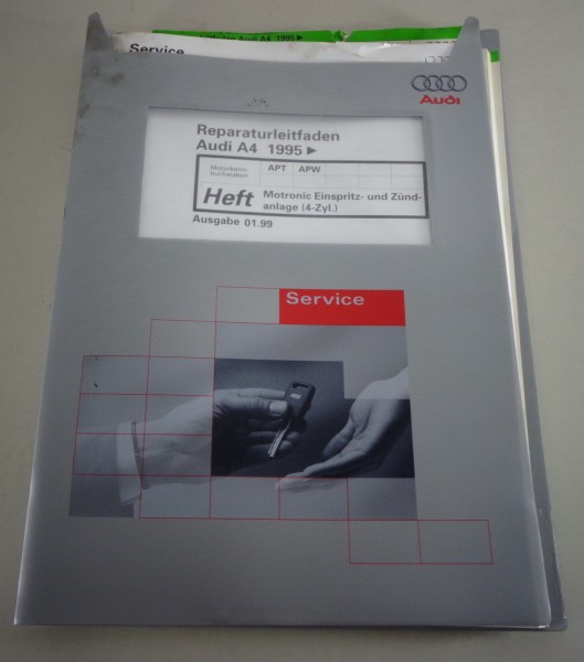 Werkstatthandbuch Audi A4 B5 Motronic Einspritzanlage Zündanlage 4 Zylinder APT