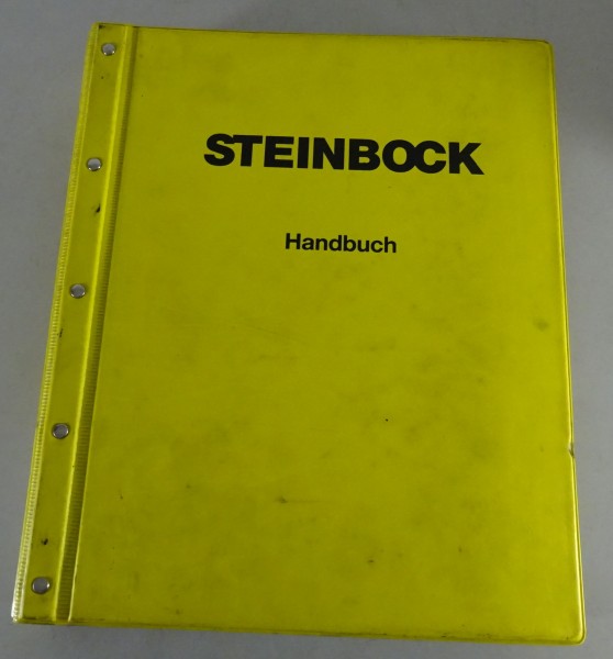 Betriebsanleitung/Werkstatthandbuch Steinbock Boss Gabelstapler Serie WK