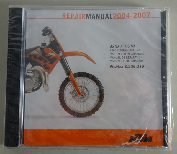 Werkstatthandbuch / Workshop Manual KTM 85 SX / 105 SX Bj. 2004-2007