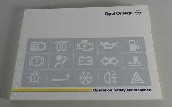 Owner's Manual / Handbook Opel Omega B from 06/1996