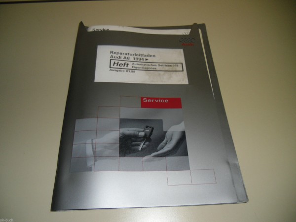 Werkstatthandbuch Audi A8 D2 Automatisches Getriebe 018 Eigendiagnose ab 1994!