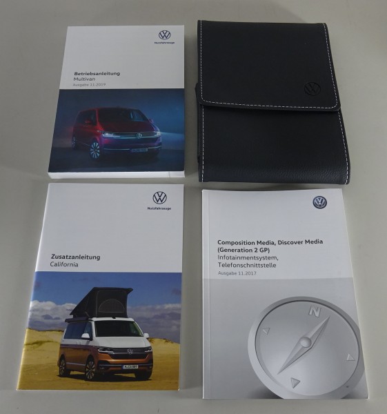 Bordmappe mit Betriebsanleitung VW Multivan / California T6 / T6.1 Stand 11/2019