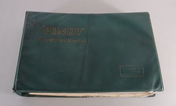 Teilekatalog / Ersatzteilliste Fendt Farmer 4S / SA + 105 S / SA Stand 07/1975