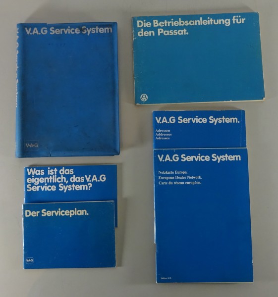 Bordmappe + Betriebsanleitung / Handbuch VW Passat B2 Typ 32b Stand 01/1982