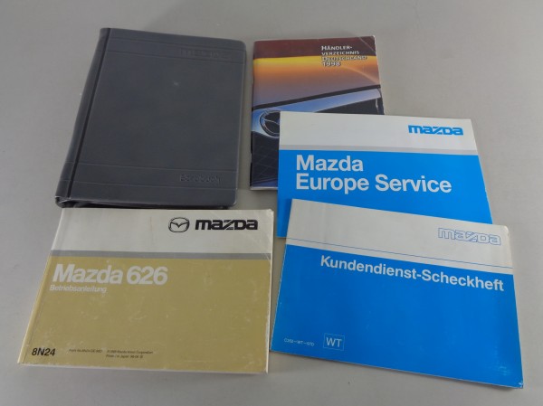 Bordmappe + Betriebsanleitung / Handbuch Mazda 626 von 1998