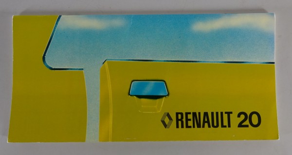 Betriebsanleitung / Handbuch Renault R20 TL / GTL / TS Stand 11/1979