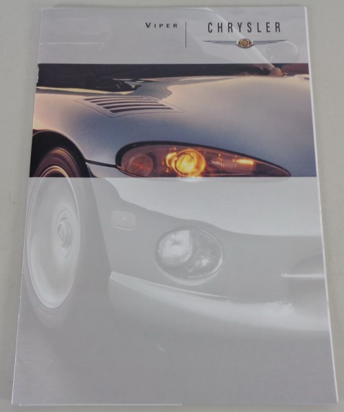 Prospekt / Broschüre Dodge Viper Stand 01/2000 auf Deutsch