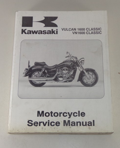 Werkstatthandbuch / Workshop Manual Kawasaki Vulcan 1600 Classic, Stand 2003