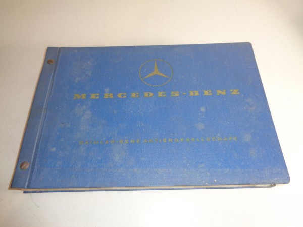 Teilekatalog Mercedes-Benz LKW Typ Lp 1620 - LP 1623 Stand 10/1967