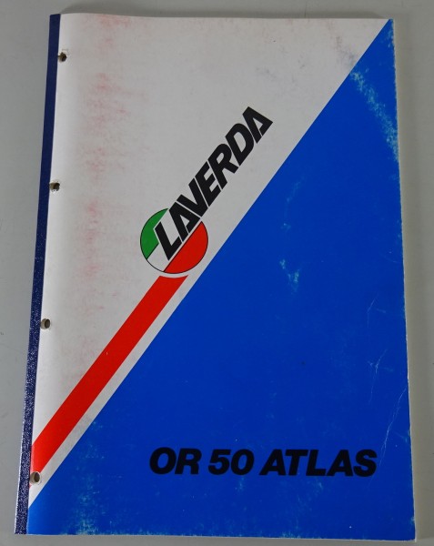 Teilekatalog / Ersatzteilliste Laverda Atlas OR 50 / OR 600 Stand 1986-1989