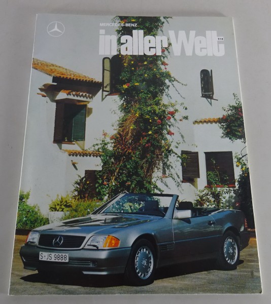 Magazin „Mercedes-Benz in aller Welt“ Vorstellung R129 Ausgabe 02/1989