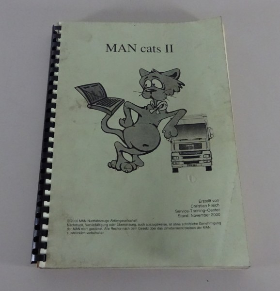 Schulungsunterlage / Werkstatthandbuch Diagnosesystem MAN-cats II Stand 09/2000