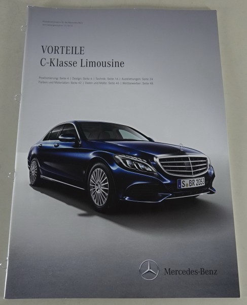 Produktinfo / Vorteile Mercedes-Benz C-Klasse W205 Limousine Stand 12/2013