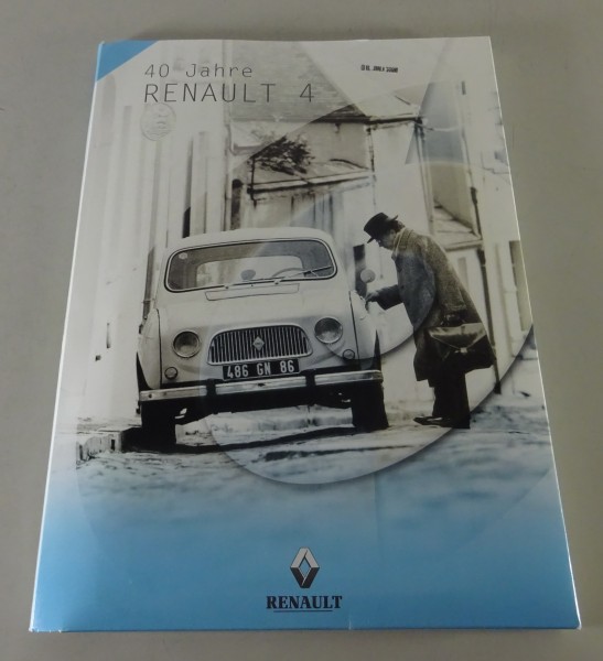 Pressemappe / Pressemitteilung 40 Jahre Renault R4 von 07/2001